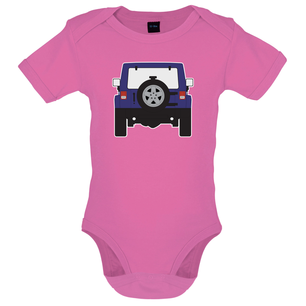 JW Rear Hyper Purple Baby T Shirt