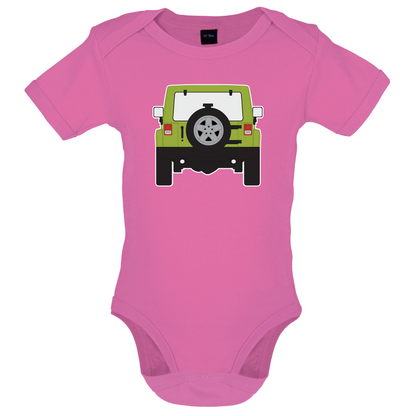 JW Rear Hyper Green Baby T Shirt