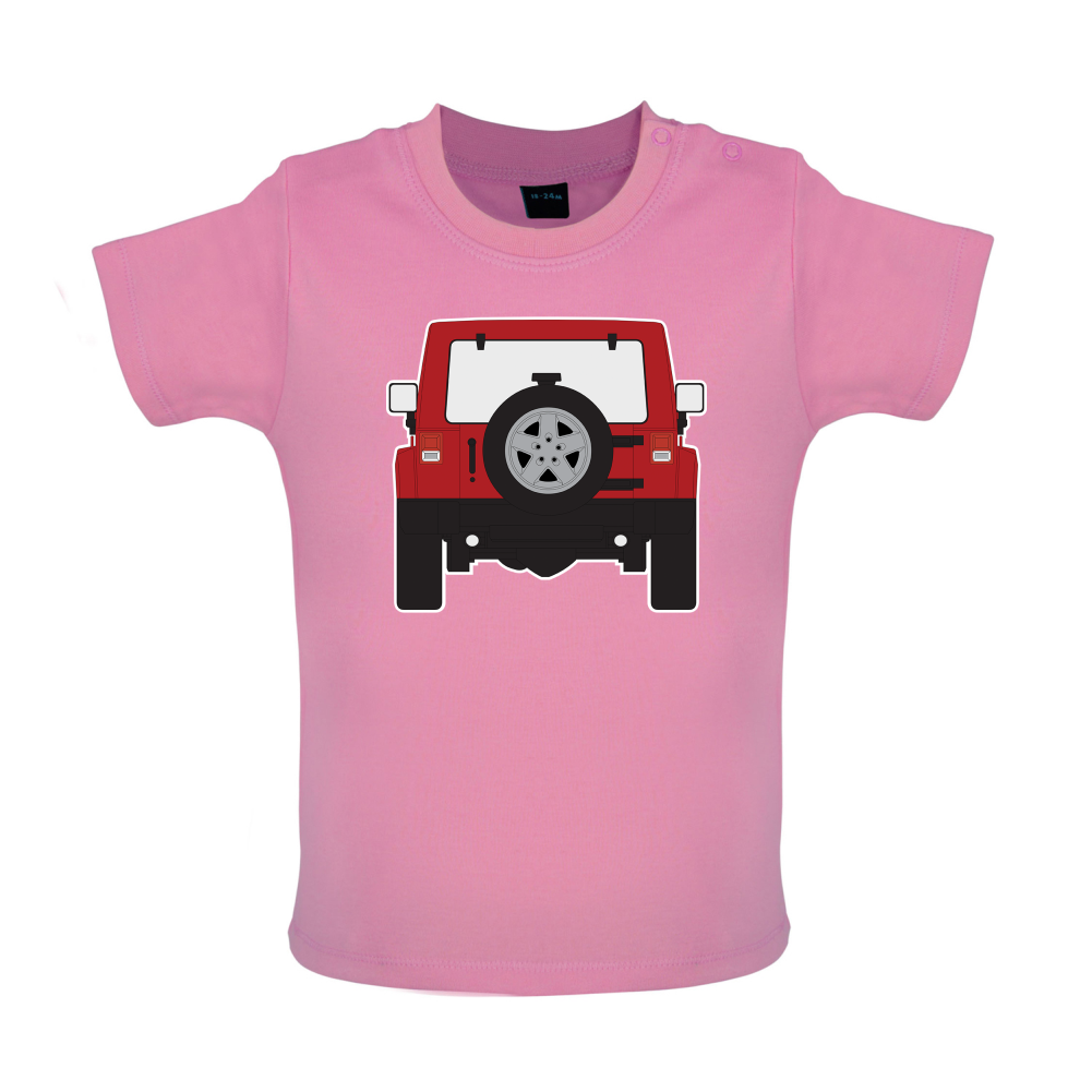 JW Rear Red Baby T Shirt