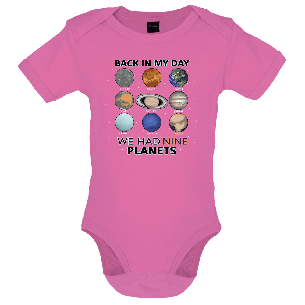 We Had Nine Planets Baby T Shirt