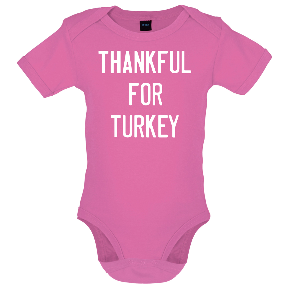 Thankful For Turkey Baby T Shirt