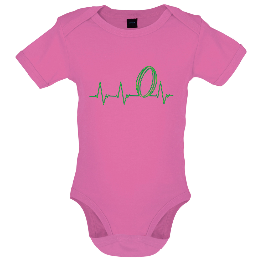 Rugby Heartbeat Baby T Shirt