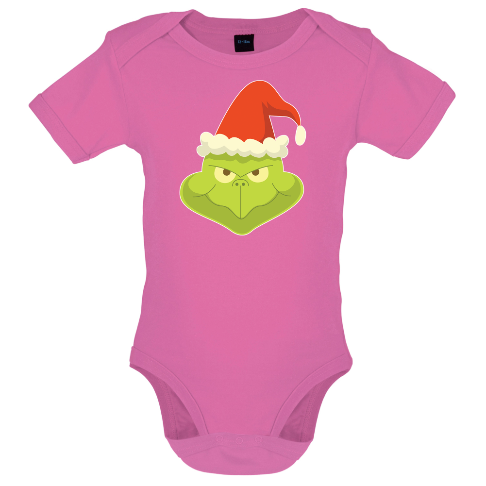 Grinch Face Baby T Shirt