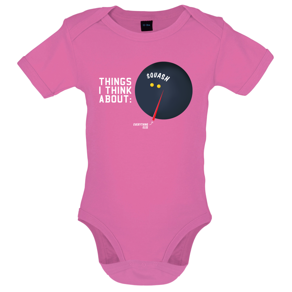 I Thiink About Squash Baby T Shirt