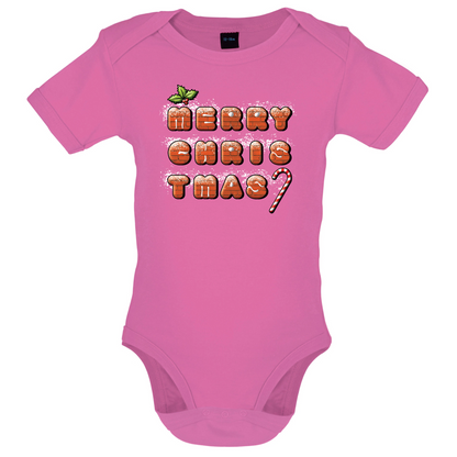 Merry Christmas Biscuits Baby T Shirt