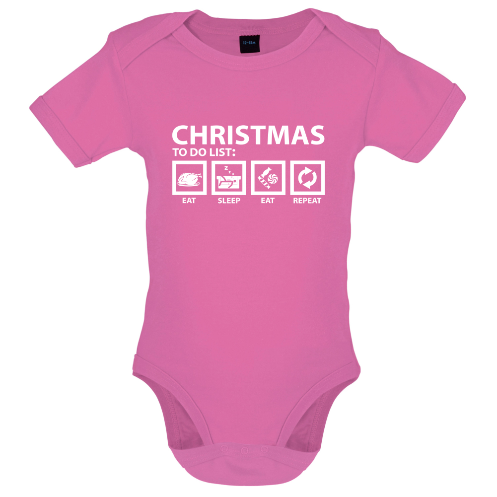 Christmas To Do List Baby T Shirt