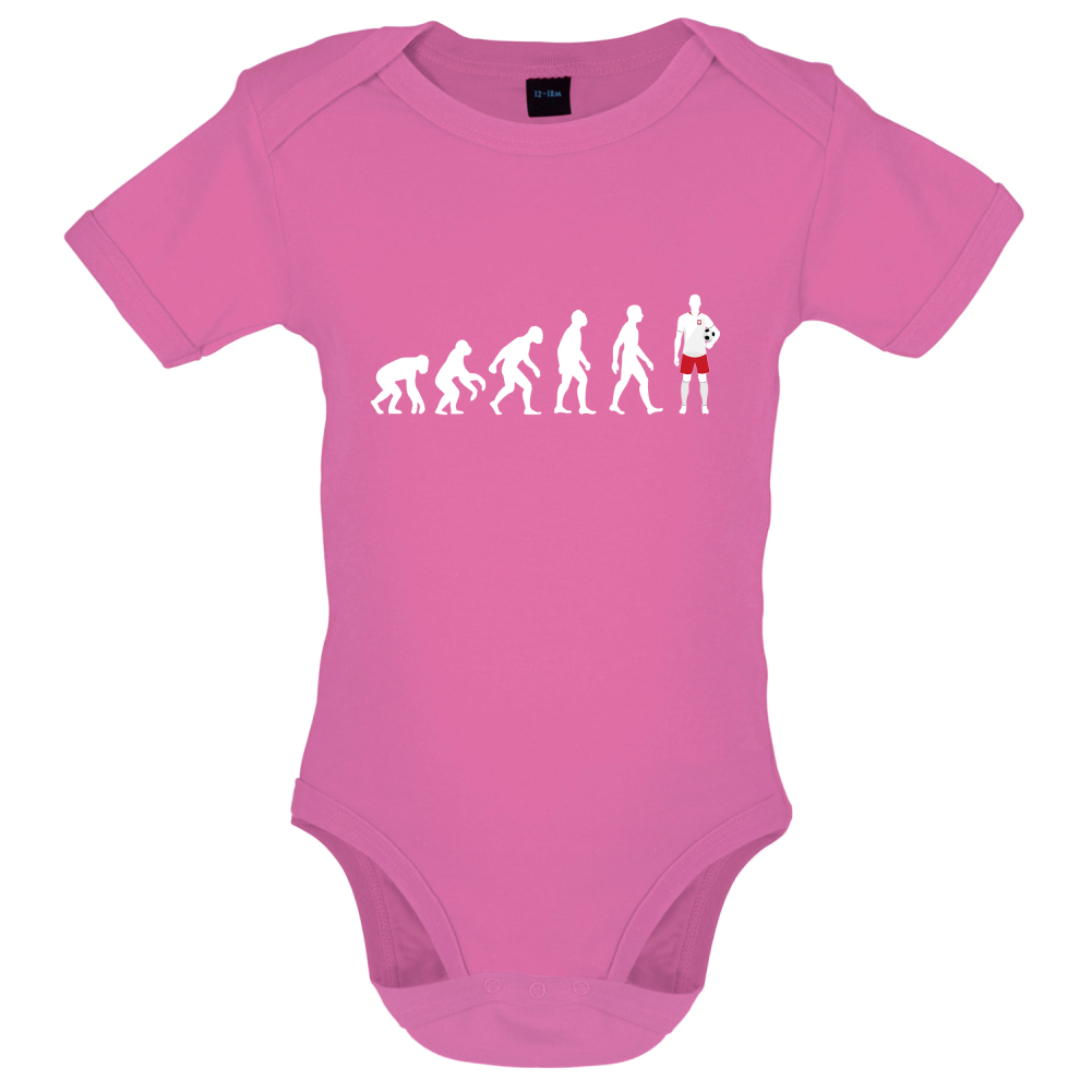 Evolution of Man - Poland Baby T Shirt