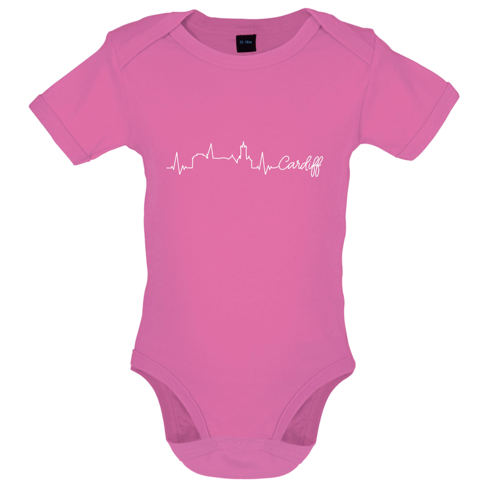 Cardiff Heartbeat Baby T Shirt