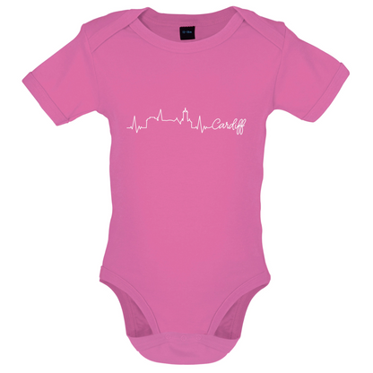 Cardiff Heartbeat Baby T Shirt