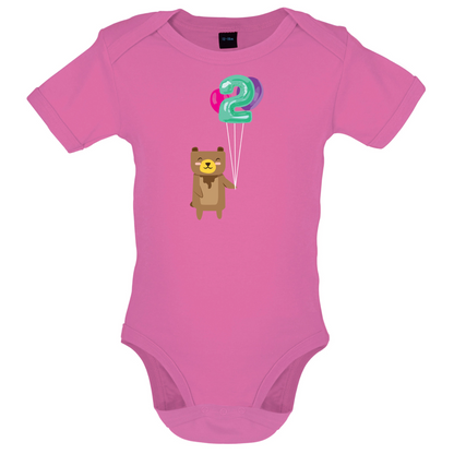 2nd Birthday Bear Baby T Shirt