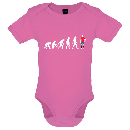 Evolution of Man - Spain Baby T Shirt