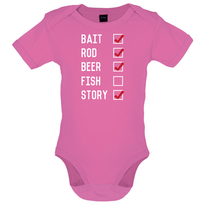 Fishing Checklist Baby T Shirt