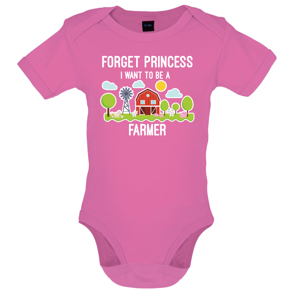 Forget Princess Farmer Baby T Shirt