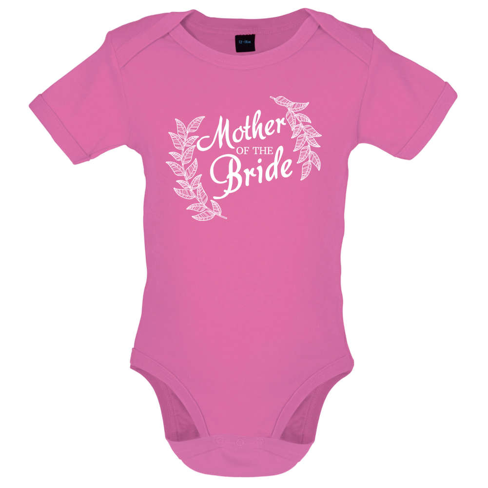 Mother Of The Bride Floral Baby T Shirt