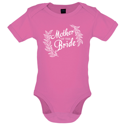 Mother Of The Bride Floral Baby T Shirt