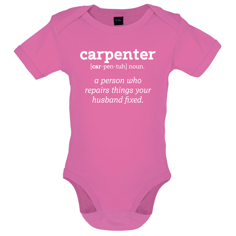 Definition Carpenter Baby T Shirt