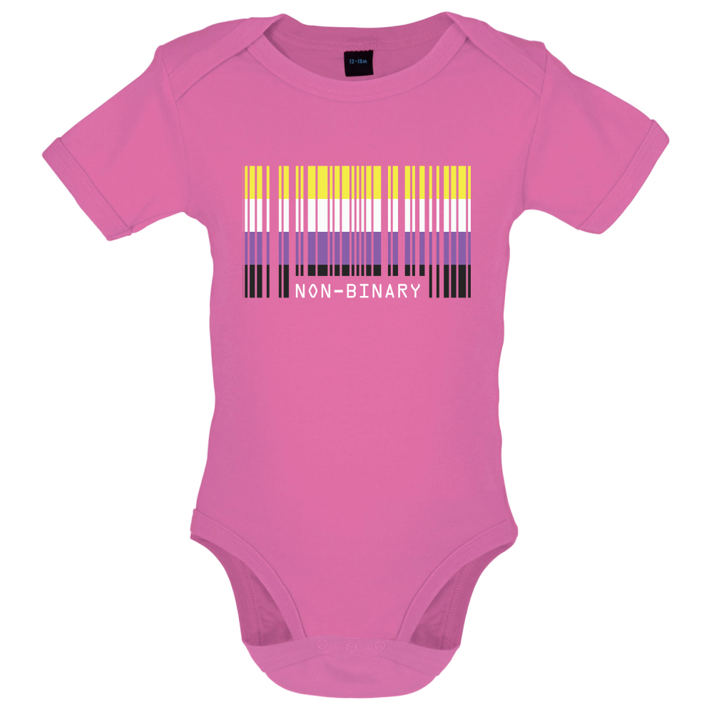 LGBT Barcode Flags - Nonbinary Baby T Shirt