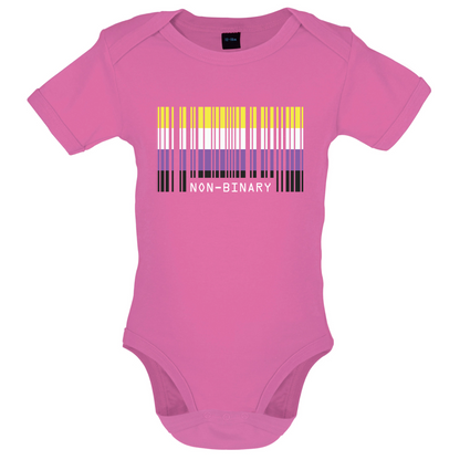 LGBT Barcode Flags - Nonbinary Baby T Shirt