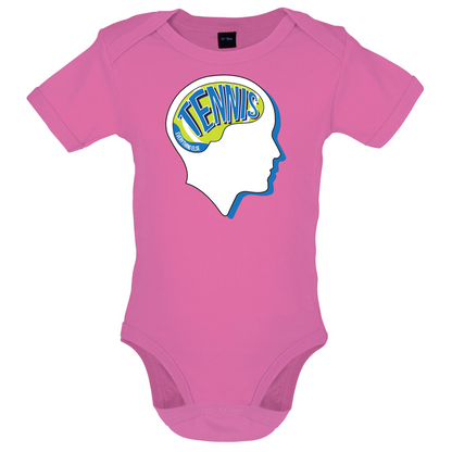 Tennis Is What I Think Baby T Shirt
