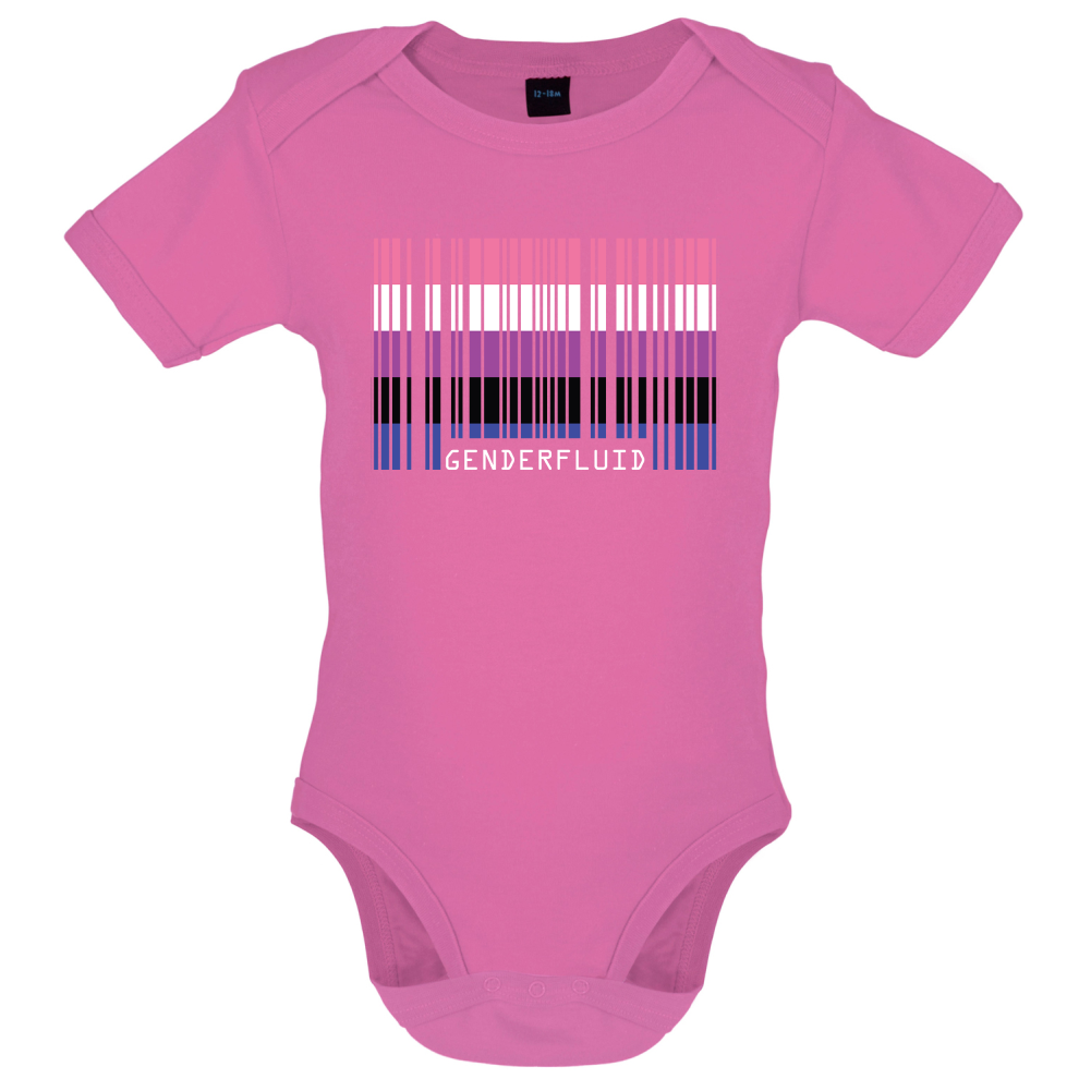 LGBT Barcode Flags - Gender Fluid Baby T Shirt