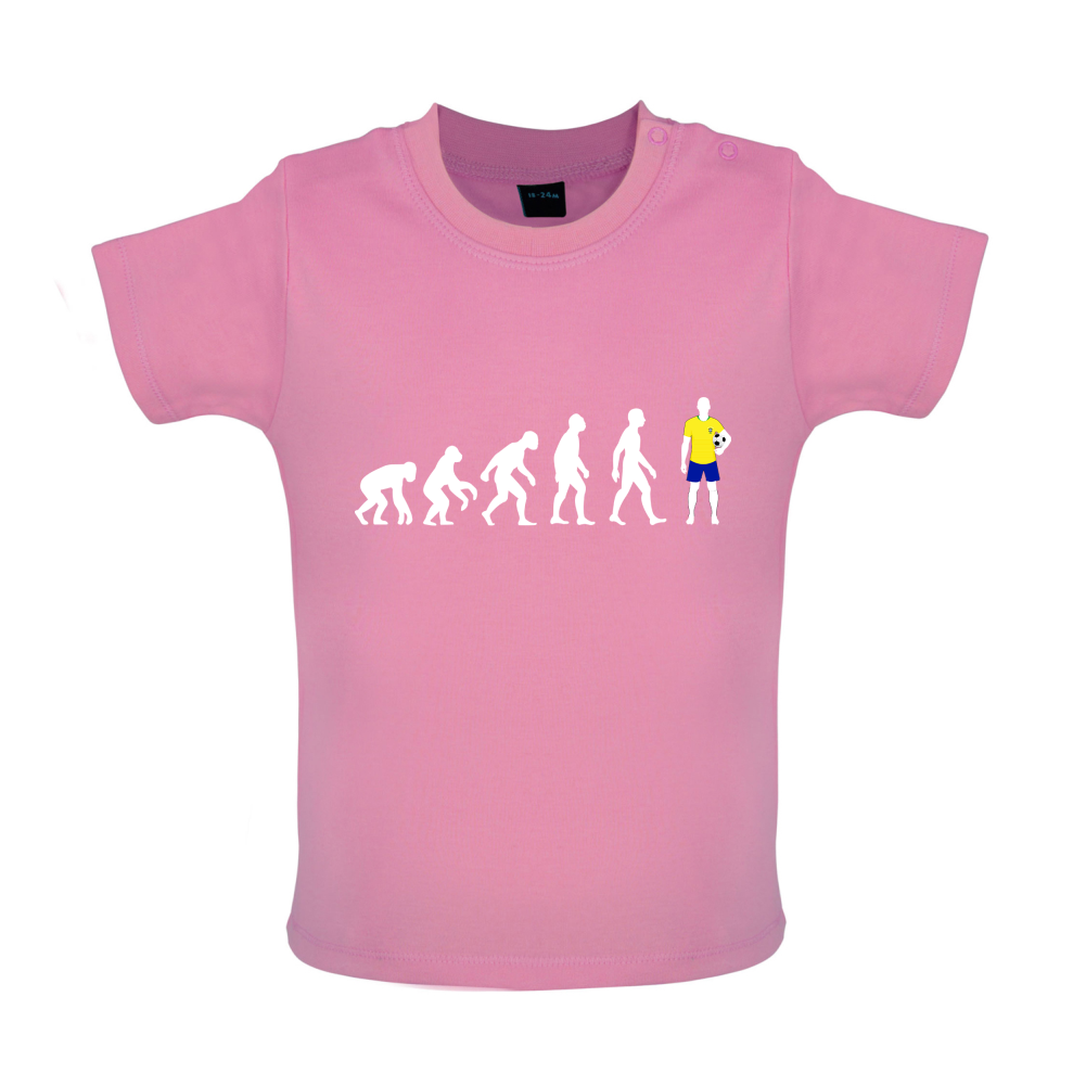 Evolution of Man - Brazil Baby T Shirt