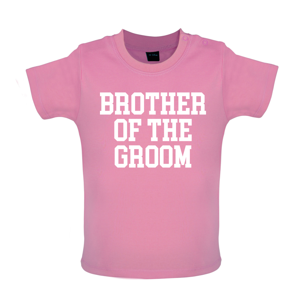 Brother Of The Groom Baby T Shirt