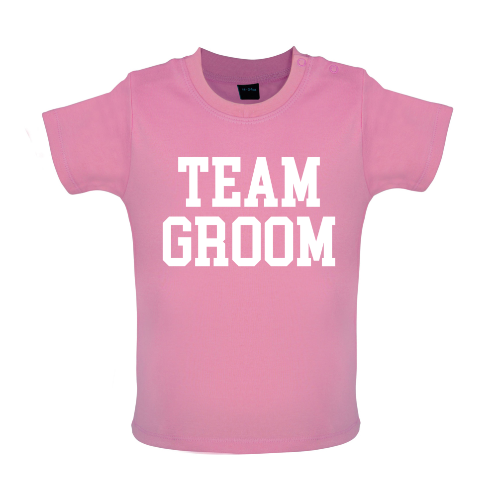 Team Groom  Baby T Shirt