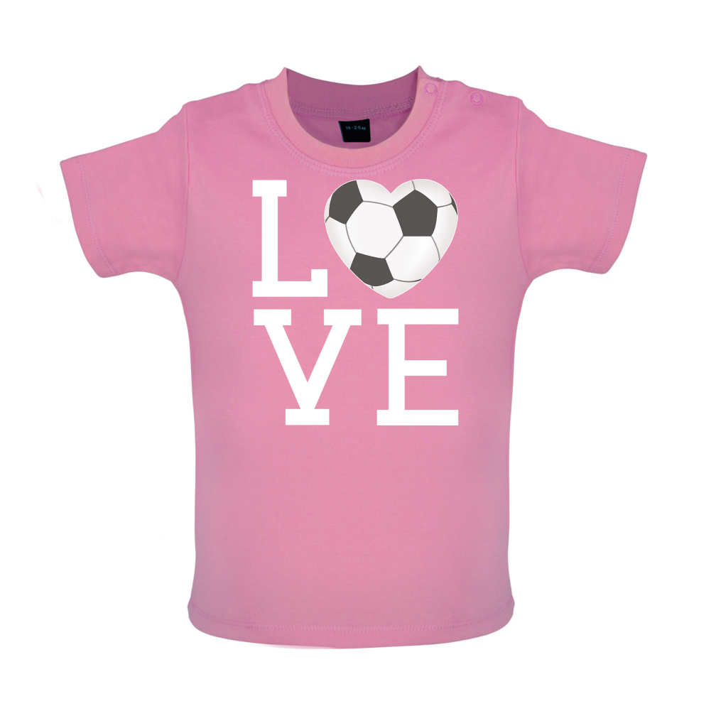 I Love Football Baby T Shirt