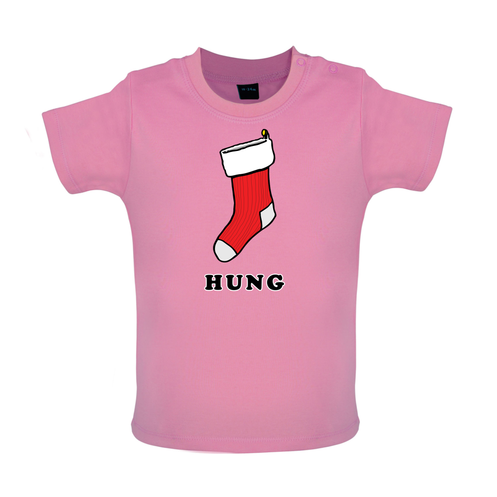 Hung Stocking Baby T Shirt