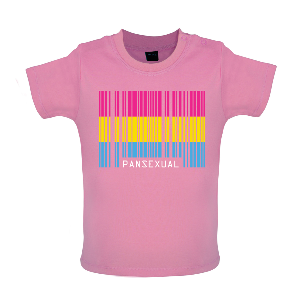 LGBT Barcode Flags - Pan Sexual Baby T Shirt