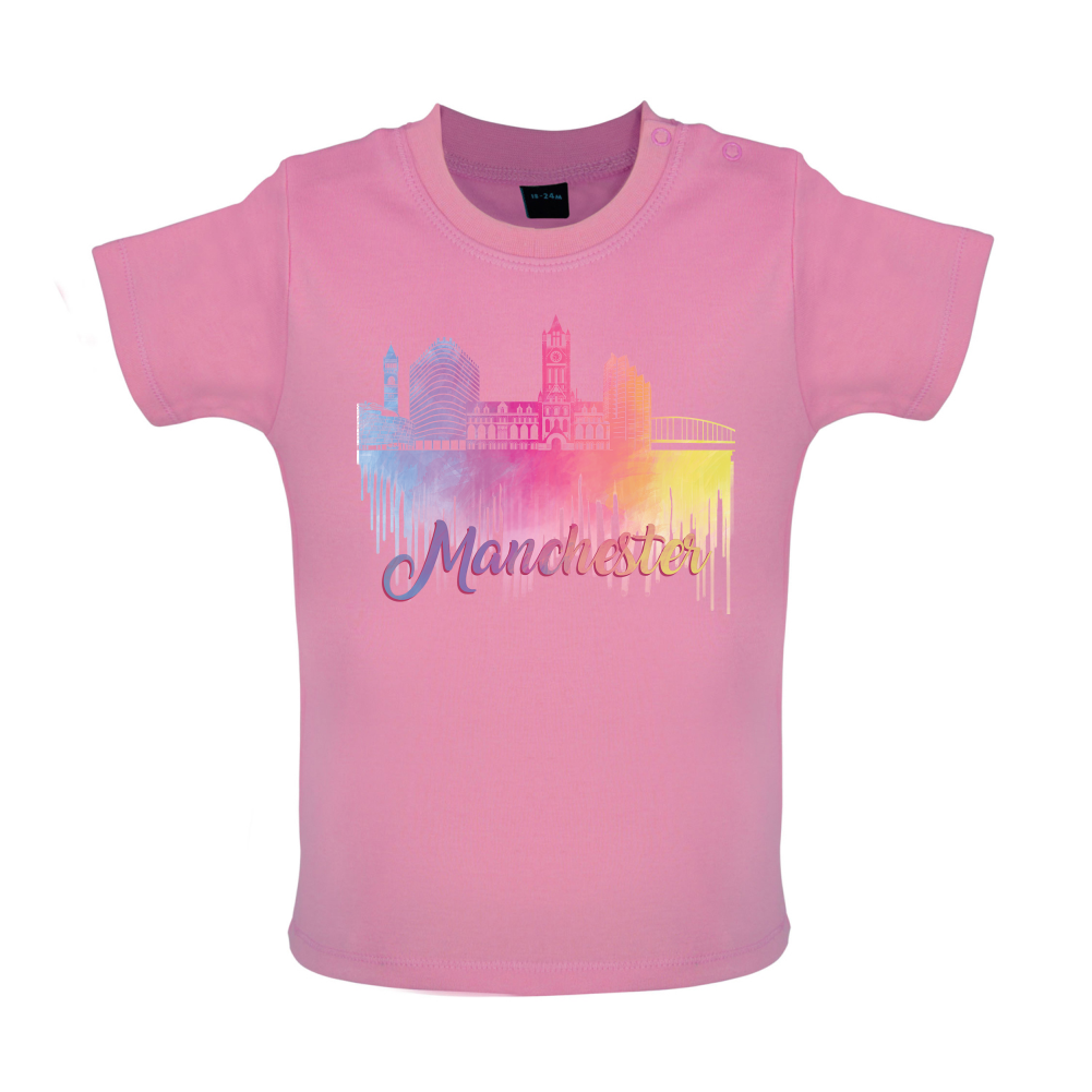 Manchester Silhouette  Baby T Shirt