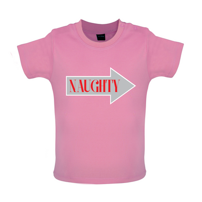 Naughty Arrow Baby T Shirt