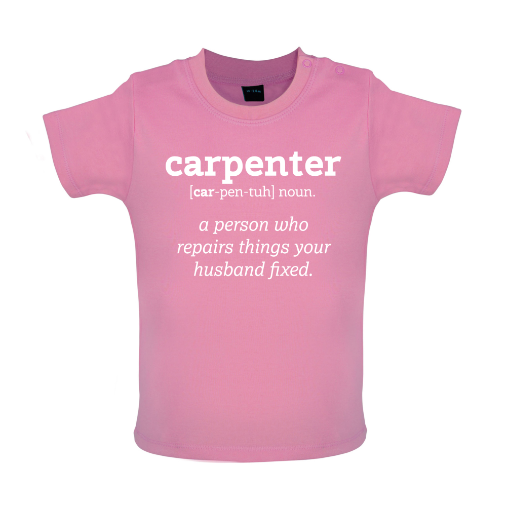 Definition Carpenter Baby T Shirt