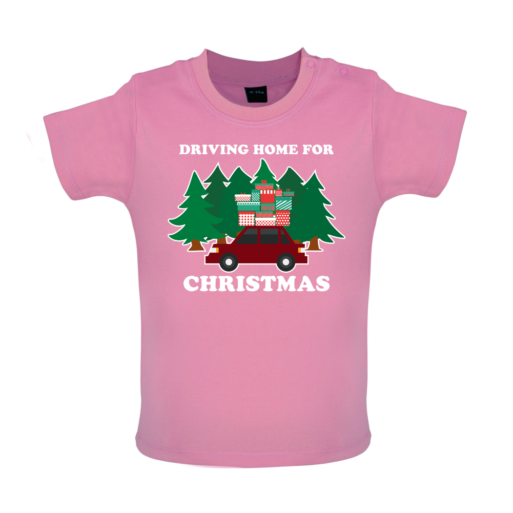 Driving Home For Christmas Baby T Shirt