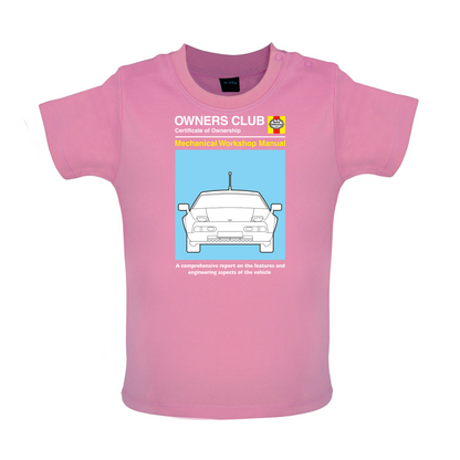 Car Owners Manual 928 Turbo Baby T Shirt