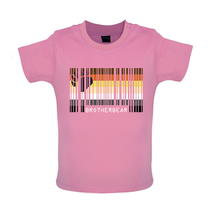 LGBT Barcode Flags - Brother Bear Baby T Shirt