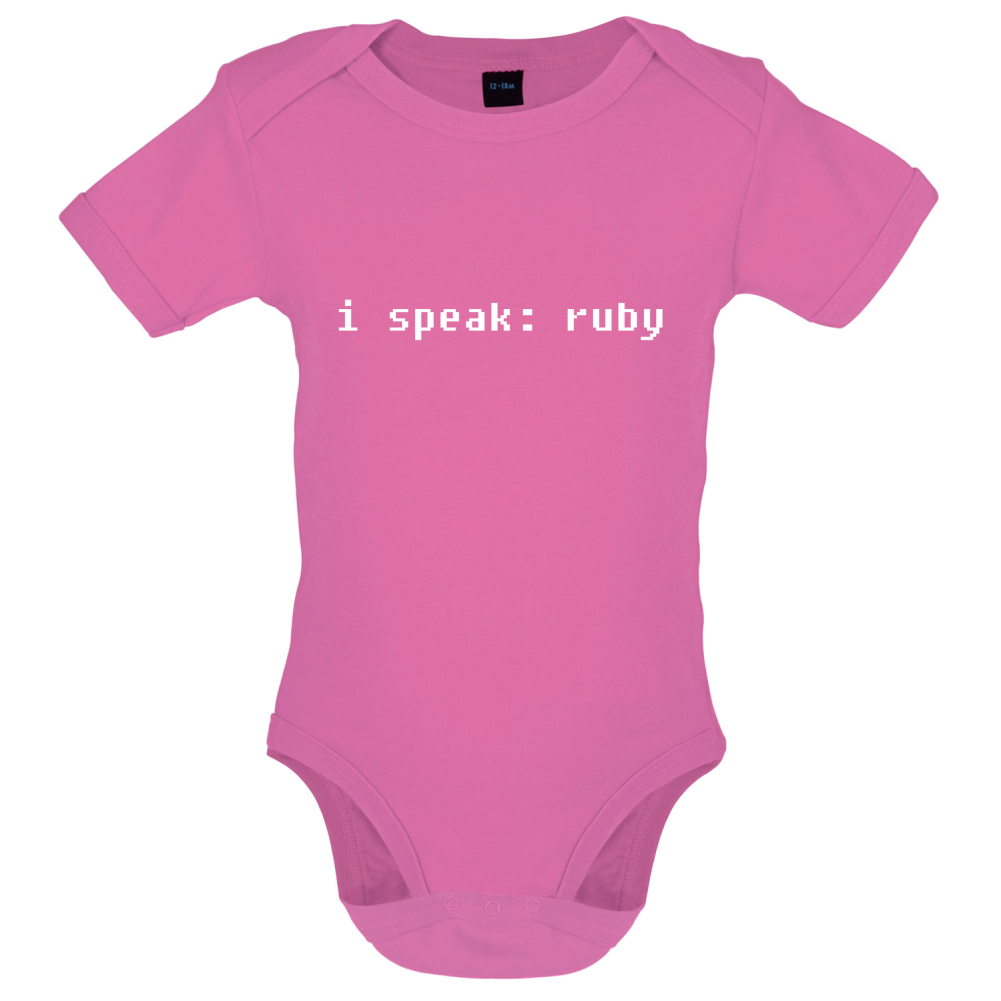 I Speak Ruby Baby T Shirt