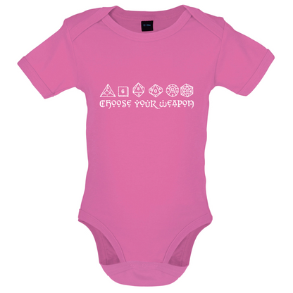 Choose your Weapon (D&D Dice) Baby T Shirt