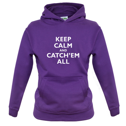 Keep Calm And Catch'em All Kids T Shirt