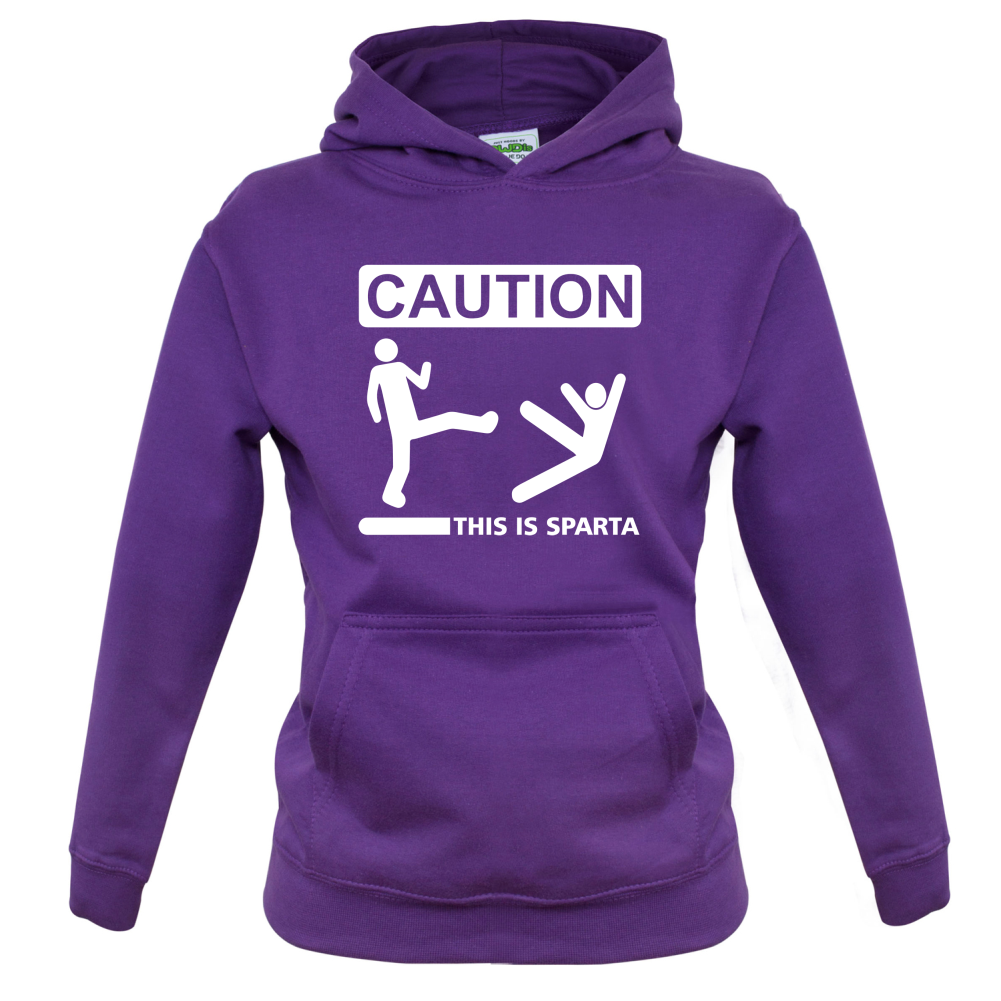 Caution This Is Sparta Kids T Shirt