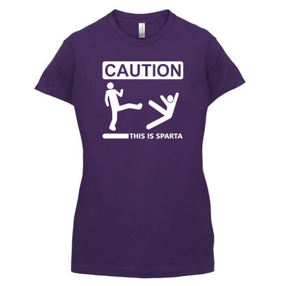 Caution This Is Sparta T Shirt