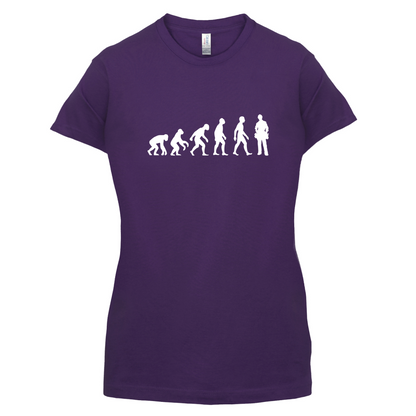 Evolution Of Man Electrician T Shirt