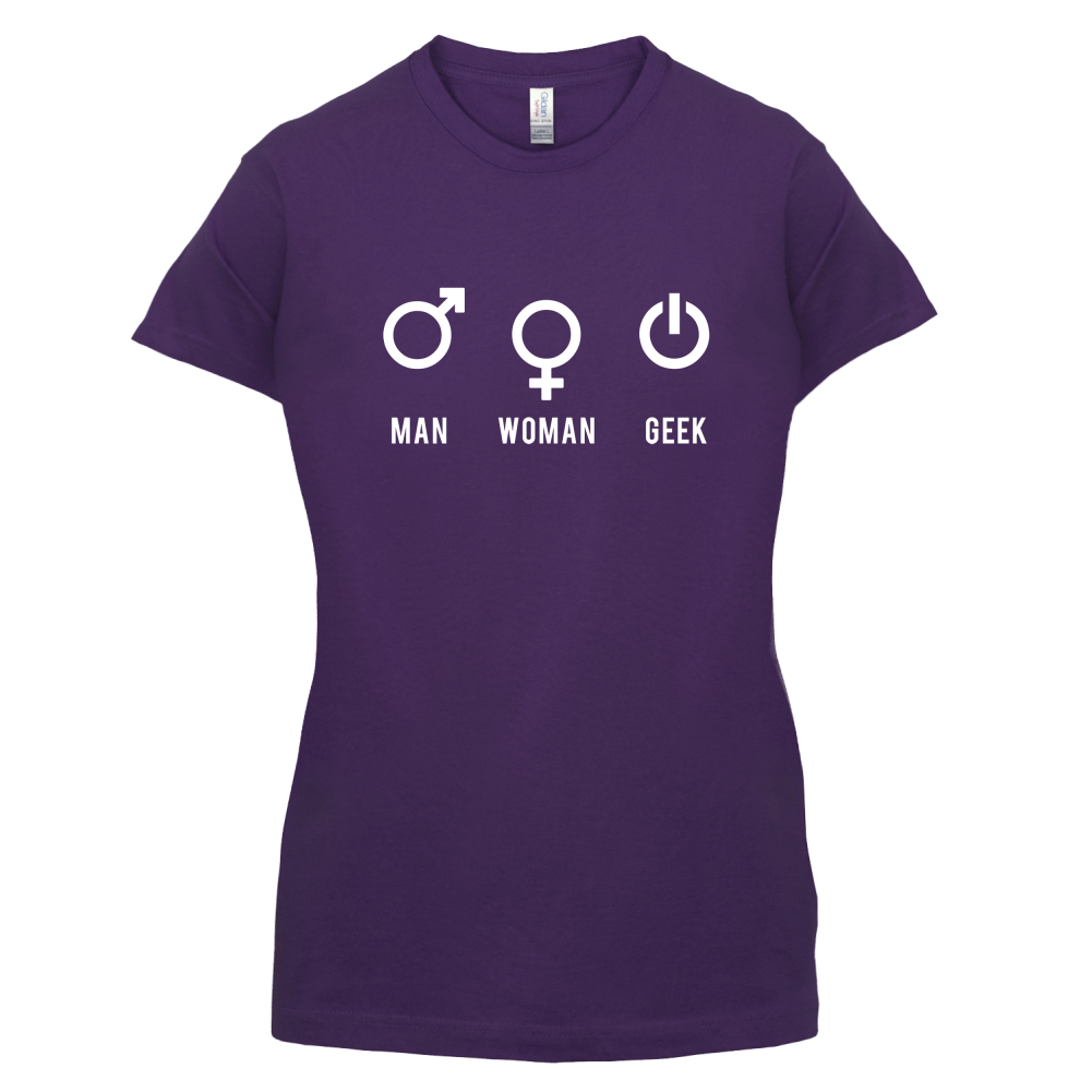 Man Woman GEEK T Shirt