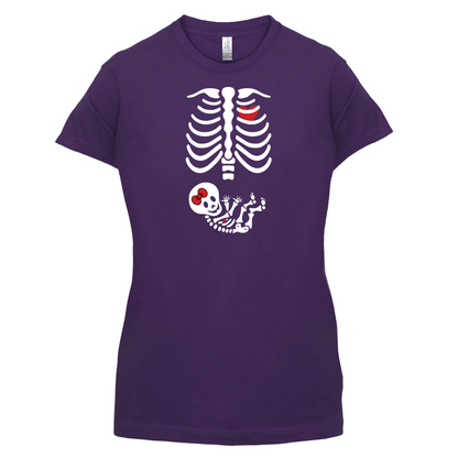 Skeleton Baby Girl T Shirt