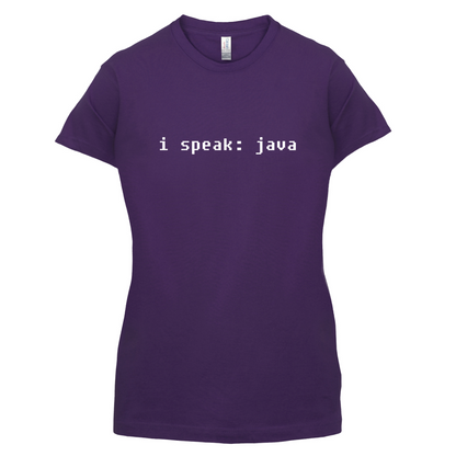 I Speak Java T Shirt