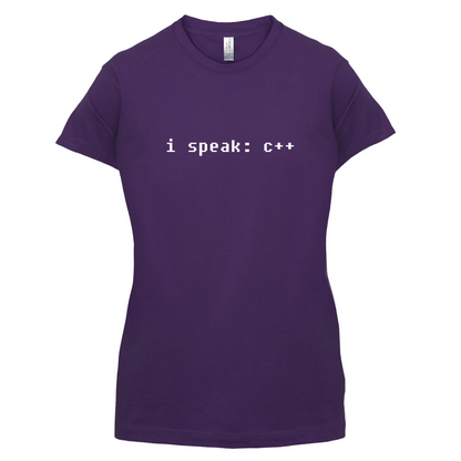 I Speak C Plus Plus T Shirt