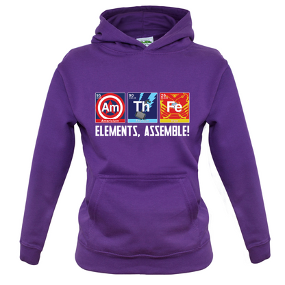 Elements, Assemble! Kids T Shirt