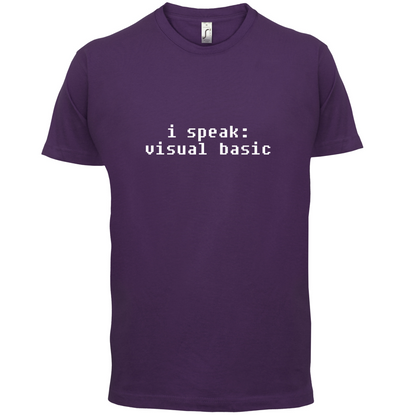 I Speak VB T Shirt