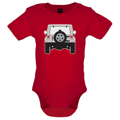 JW Rear Hyper Grey Stone Baby T Shirt