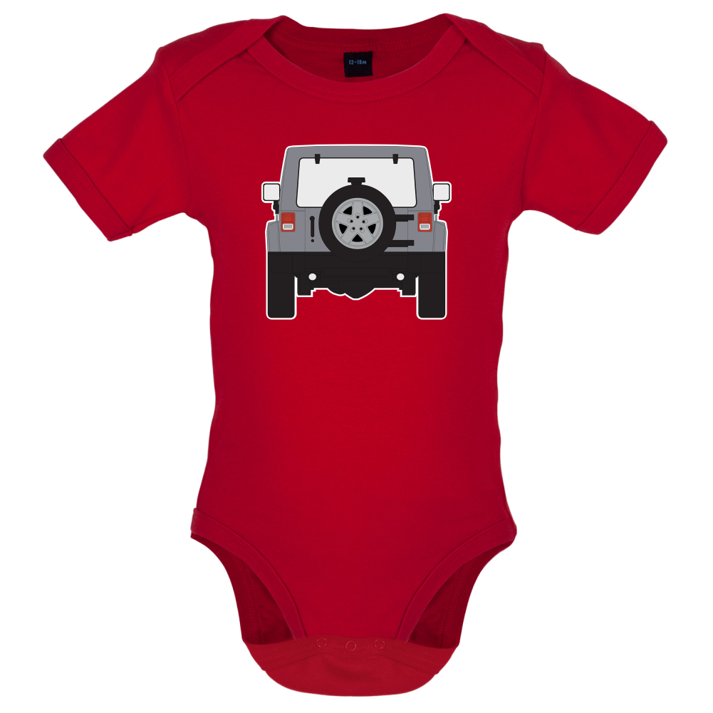 JW Rear Hyper Silver Baby T Shirt